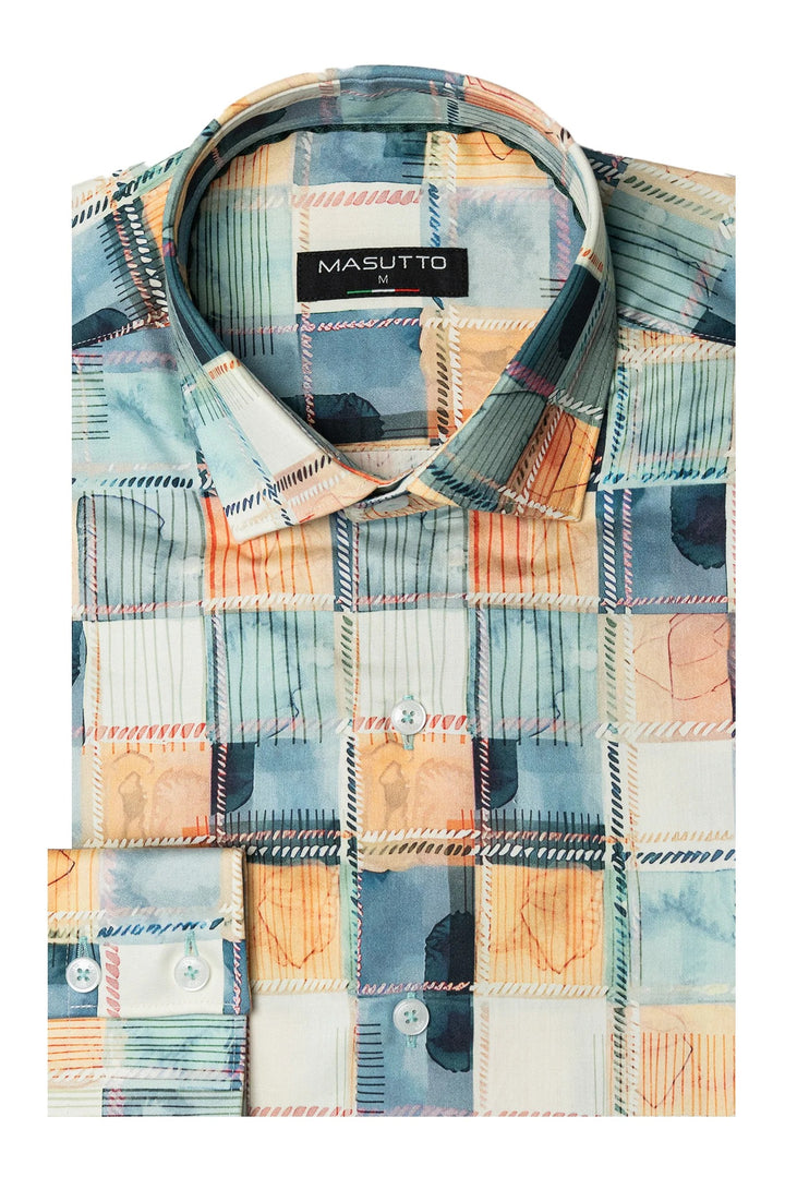 Masutto Shirt | GIANNIS-26 SLEEVE BUTTON DOWN SHIRT - Men Fashion