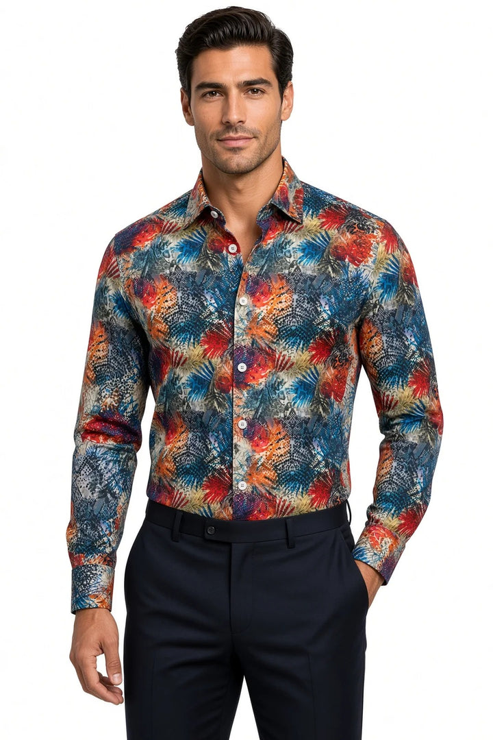 Masutto Shirt | GARCIA-05 LONG SLEEVE BUTTON DOWN SHIRT