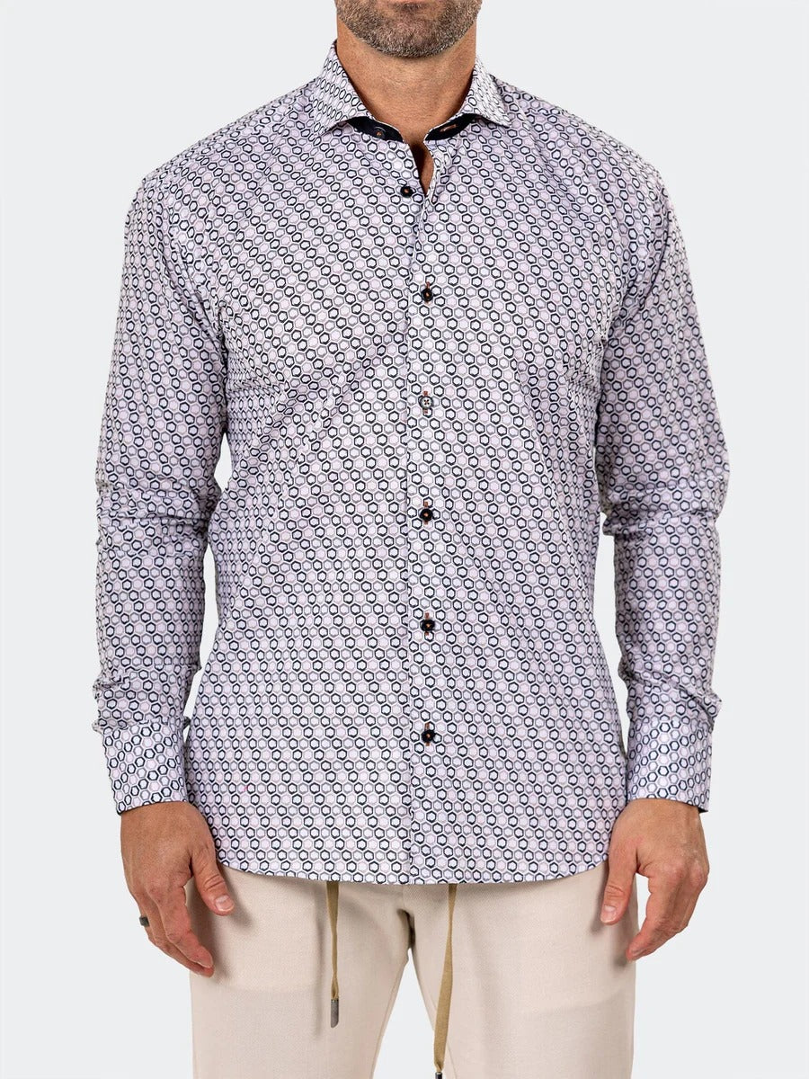 Maceoo Stretch Shirt | Eins Marthyr0240 White