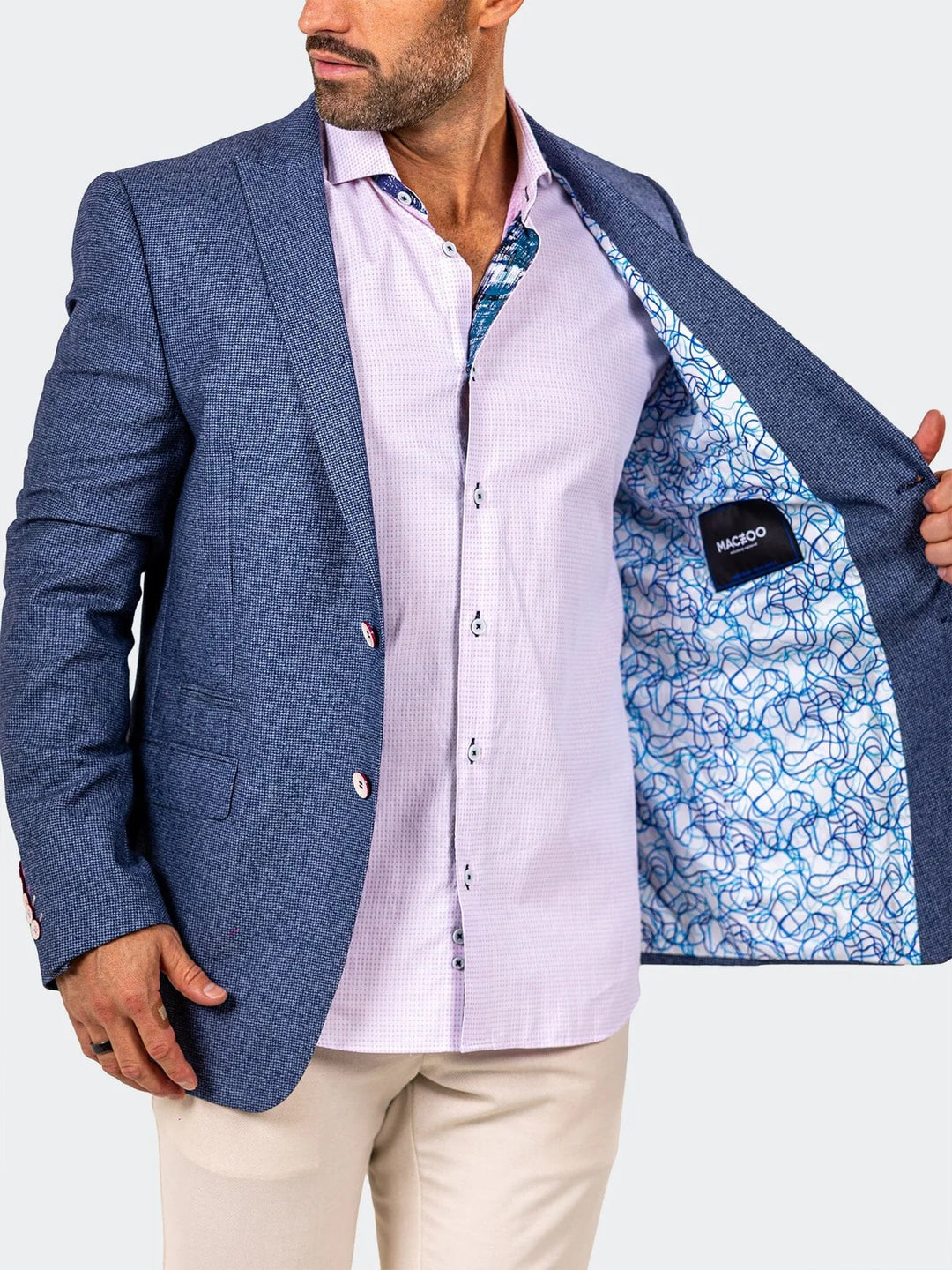 Maceoo Blazer | Blazer Descartes Marthyr010 Blue