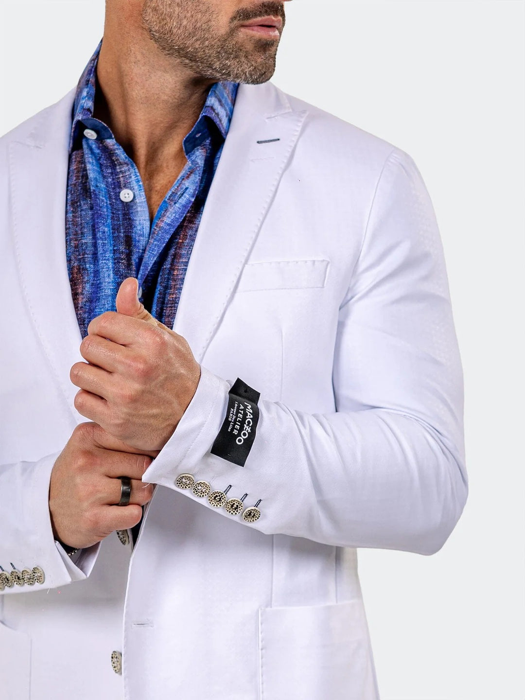 Maceoo Blazer | Blazer Uncostructed Marthyr030 White