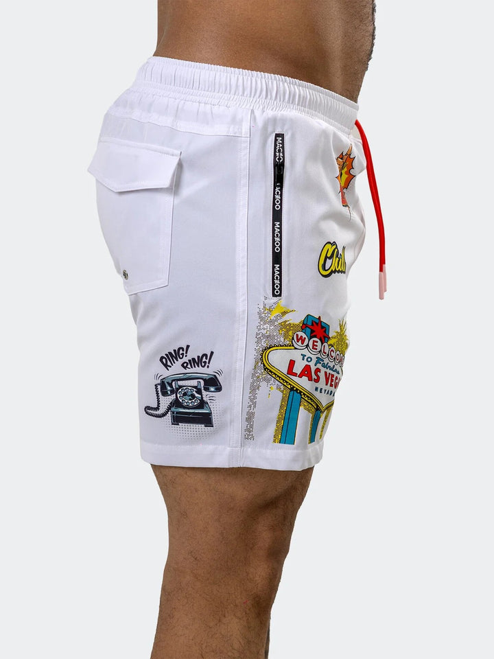 Maceoo Stretch Swimwear | Swim Marthyr0439 White