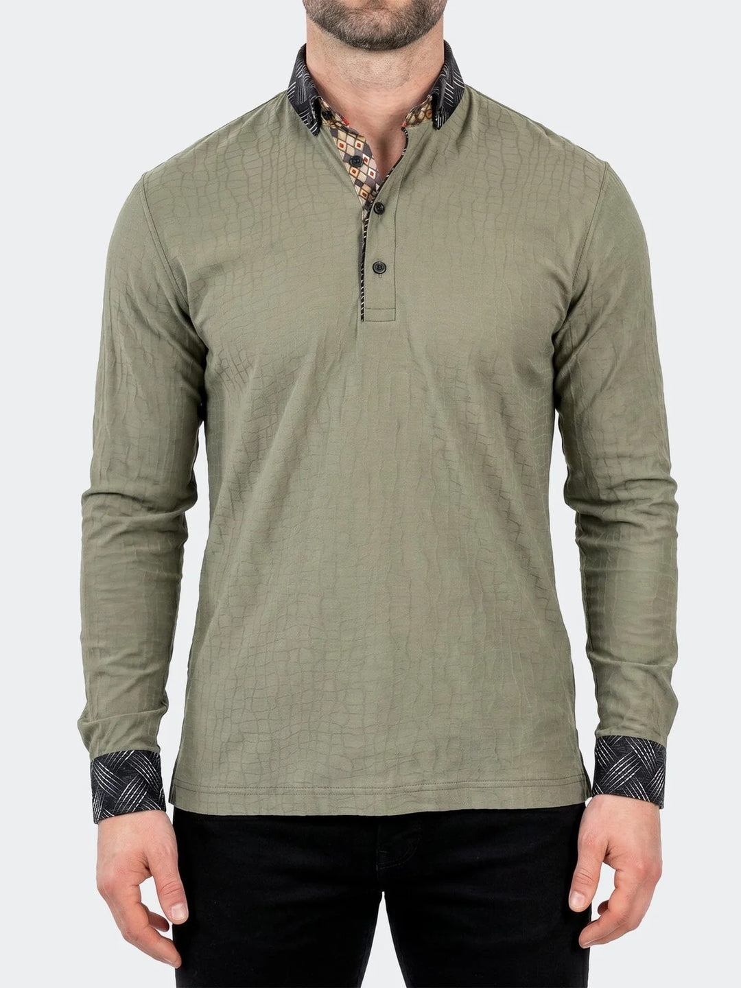 Maceoo Stretch Polos | Polo KnitNewton Unknown008 Grey