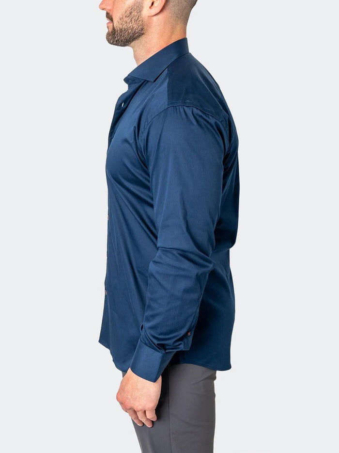 Maceoo Stretch Shirt | Einstein Soft butter Blue