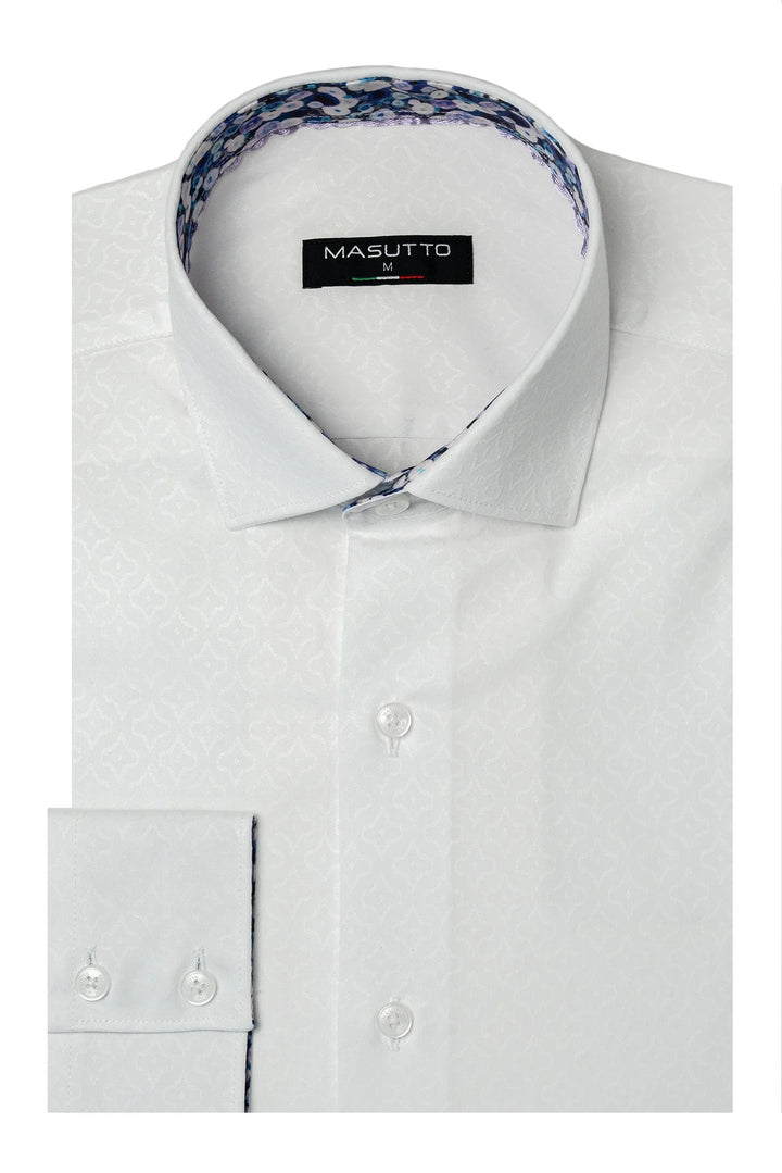 Masutto Shirt | WILSON-05 SLEEVE BUTTON DOWN SHIRT