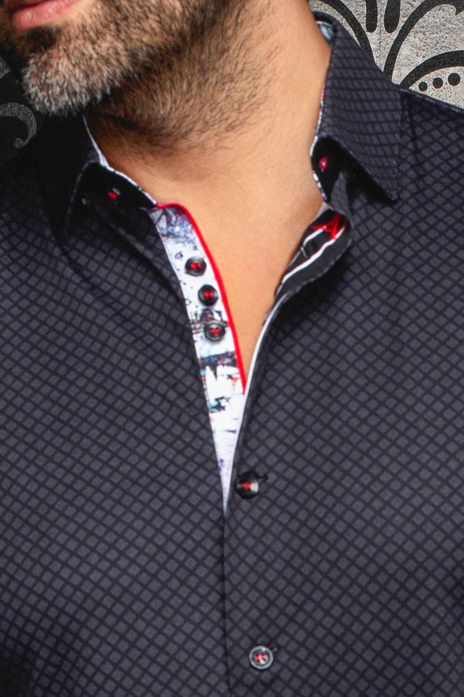 Au Noir Stretch Shirt | Fiero Black