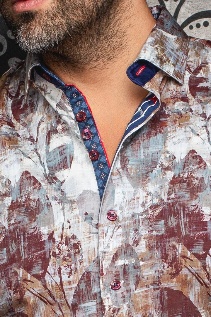 Au Noir Stretch Shirt | Jasper Tobacco