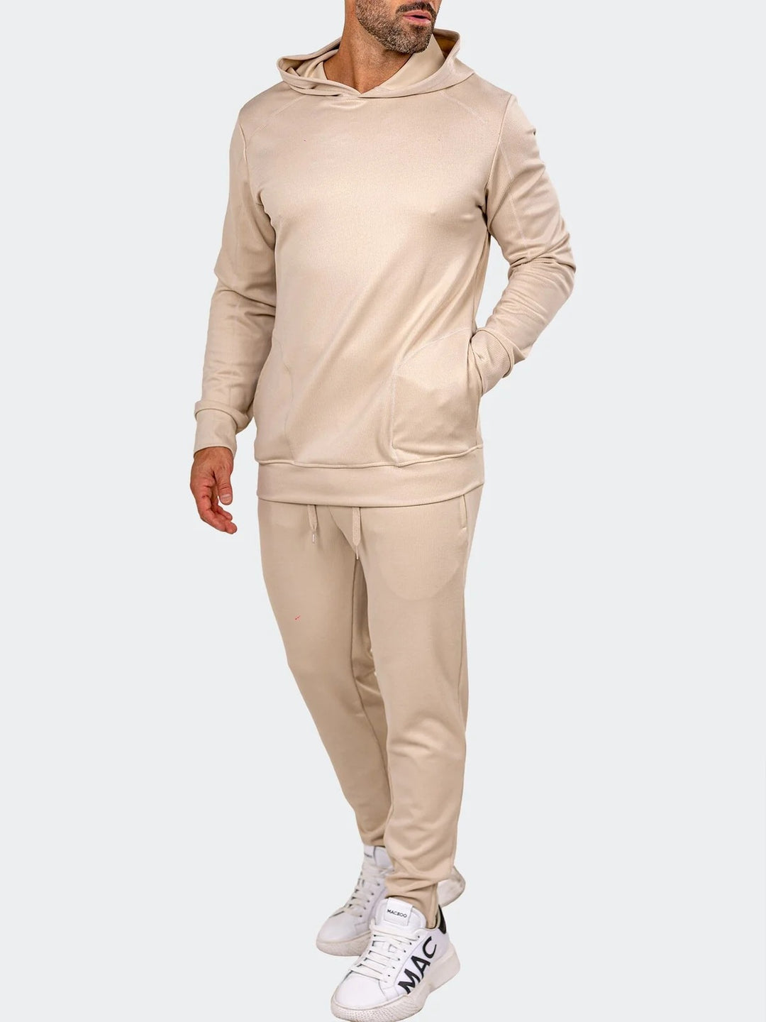 Maceoo Athletic Wear | Hoodie Marthyr0040 White