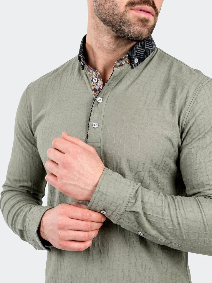 Maceoo Stretch Polos | Polo KnitNewton Unknown008 Grey