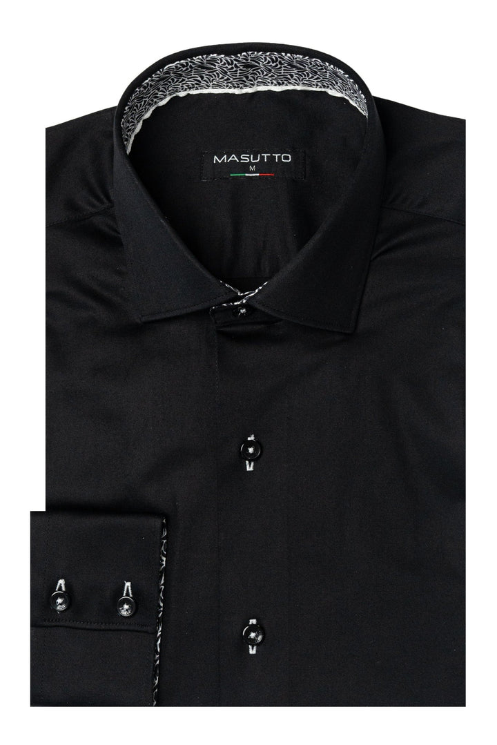 Masutto Shirt | CHRIS-18 SLEEVE BUTTON DOWN SHIRT
