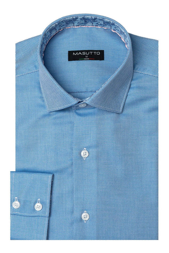 Masutto Shirt | SIENA-02 SLEEVE BUTTON DOWN SHIRT