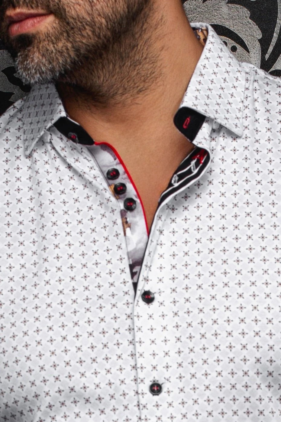 Au Noir Stretch Shirt | Genesis White Gold