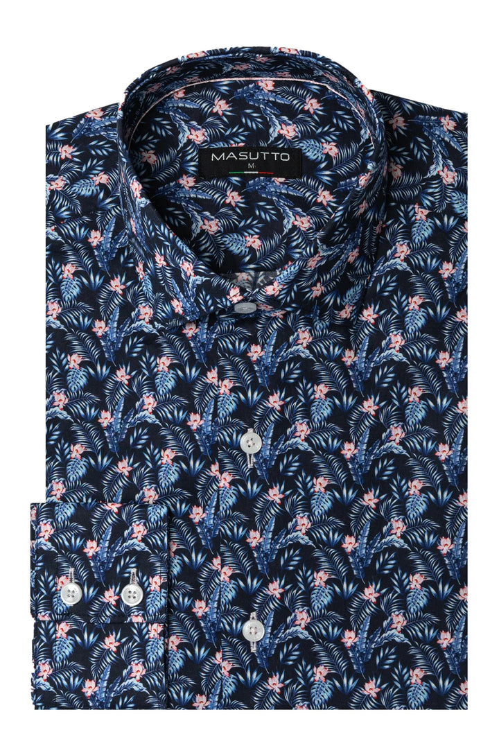 Masutto Shirt | SEAN-92 SLEEVE BUTTON DOWN SHIRT