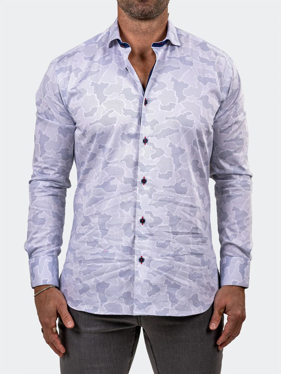 Maceoo Stretch Shirt | Eins Marthyr0306 White