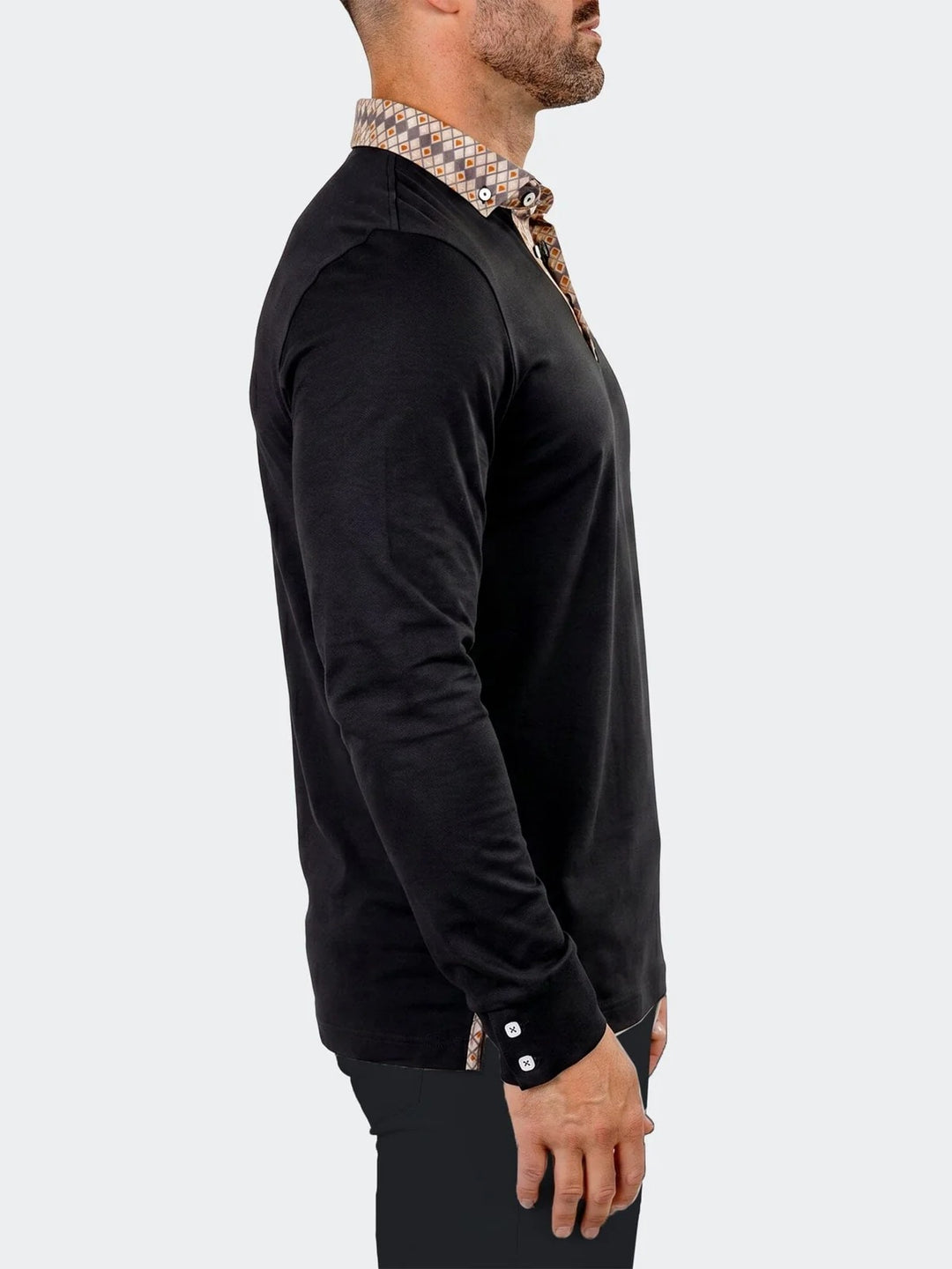 Maceoo Stretch Polos | Polo Newton Unknown020 Black