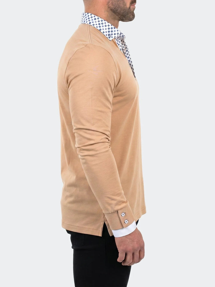 Maceoo Stretch Polos | Polo Newton Unknown025 Beige