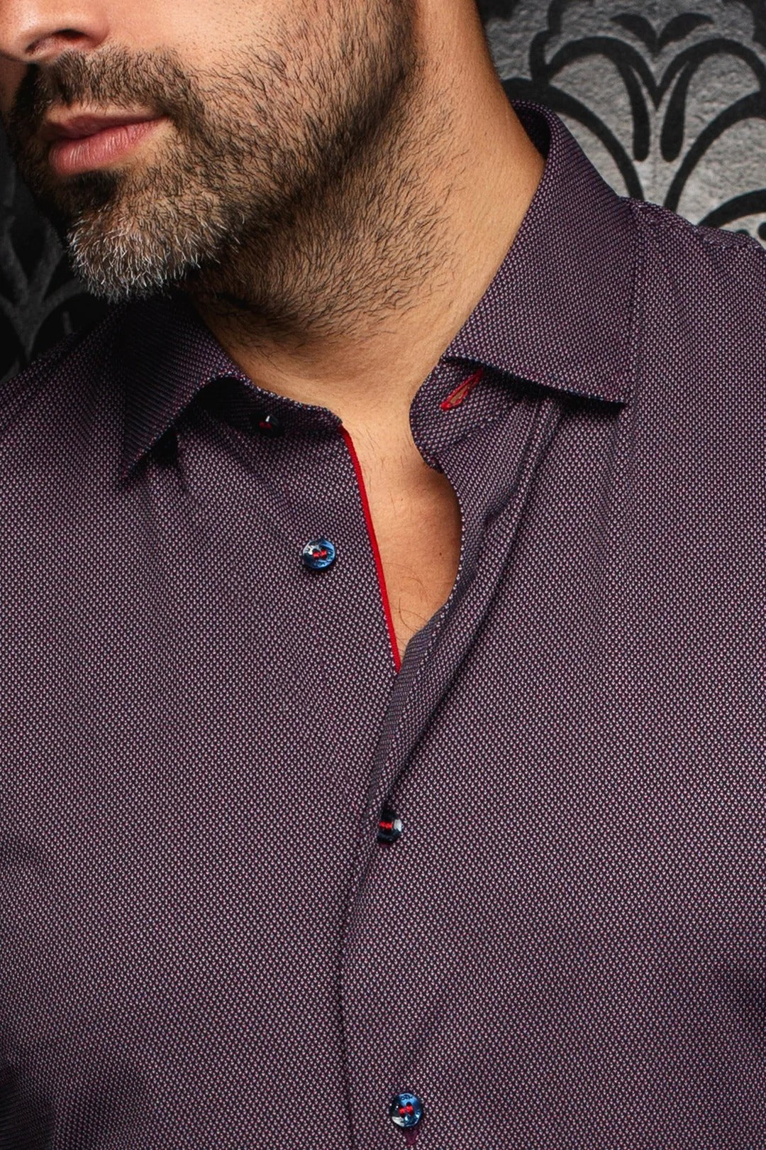 Au Noir Long Sleeves Performance | Borgia Burgundy