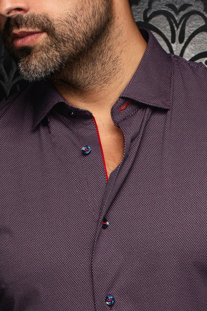 Au Noir Long Sleeves Performance | Borgia Burgundy