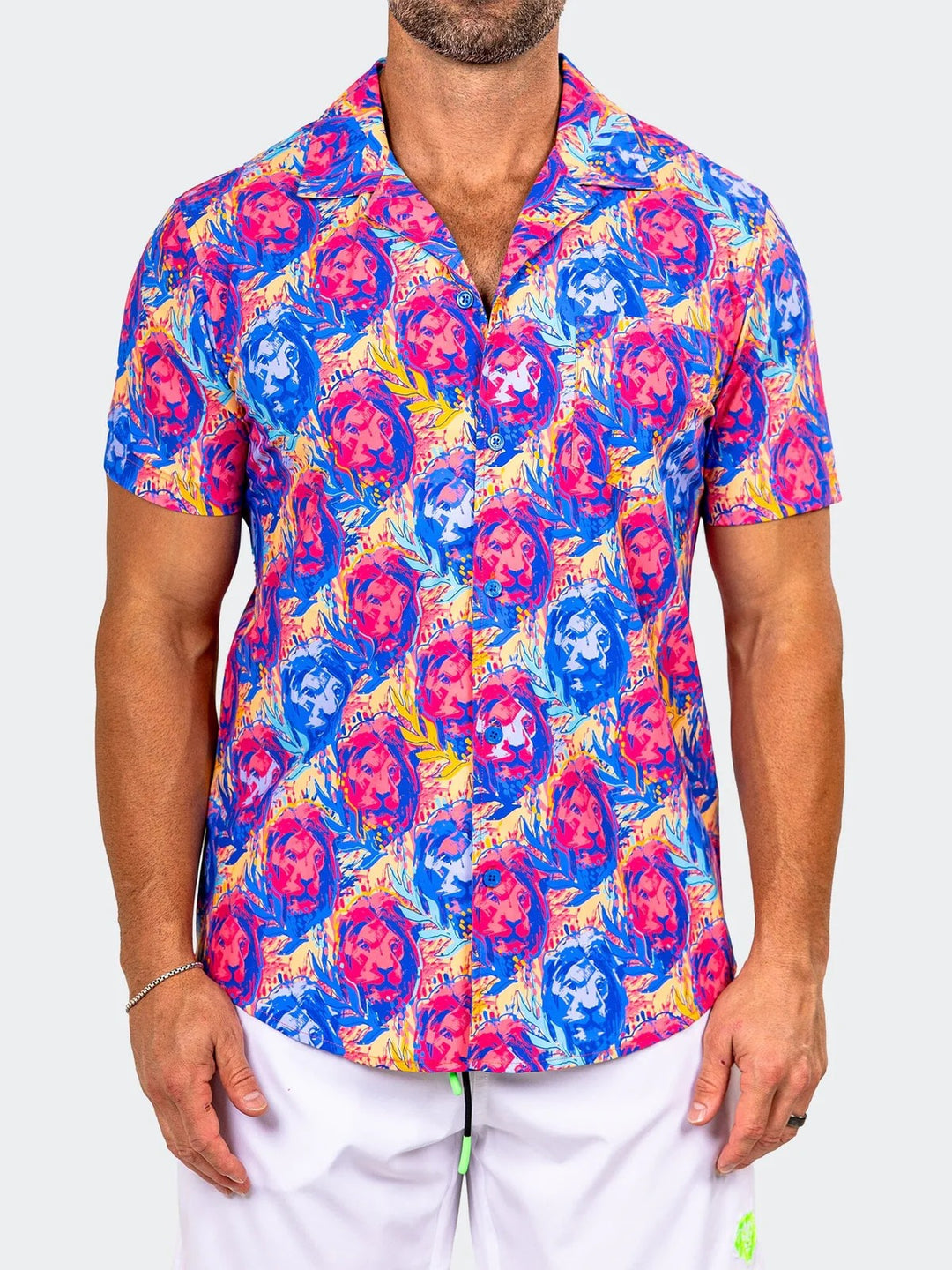 Maceoo Stretch Short-Sleeve Shirt | Shirts Marthyr0414 Red