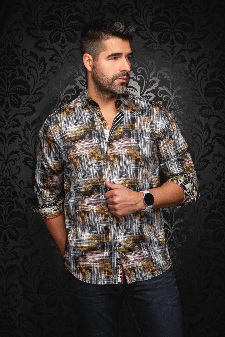Au Noir Stretch Shirt | Grimlock Black