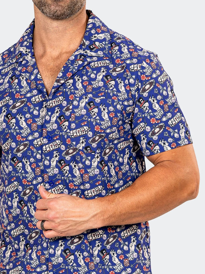 Maceoo Stretch Short-Sleeve Shirt | Shirts Marthyr0407 Black