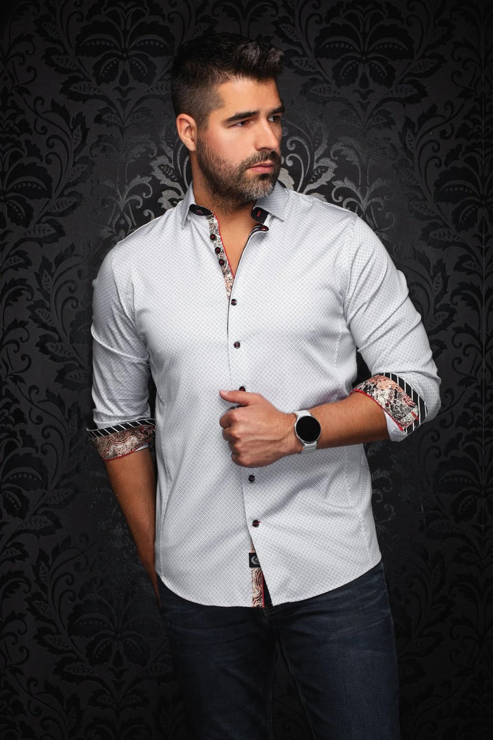 Au Noir Stretch Shirt | Bangalore White