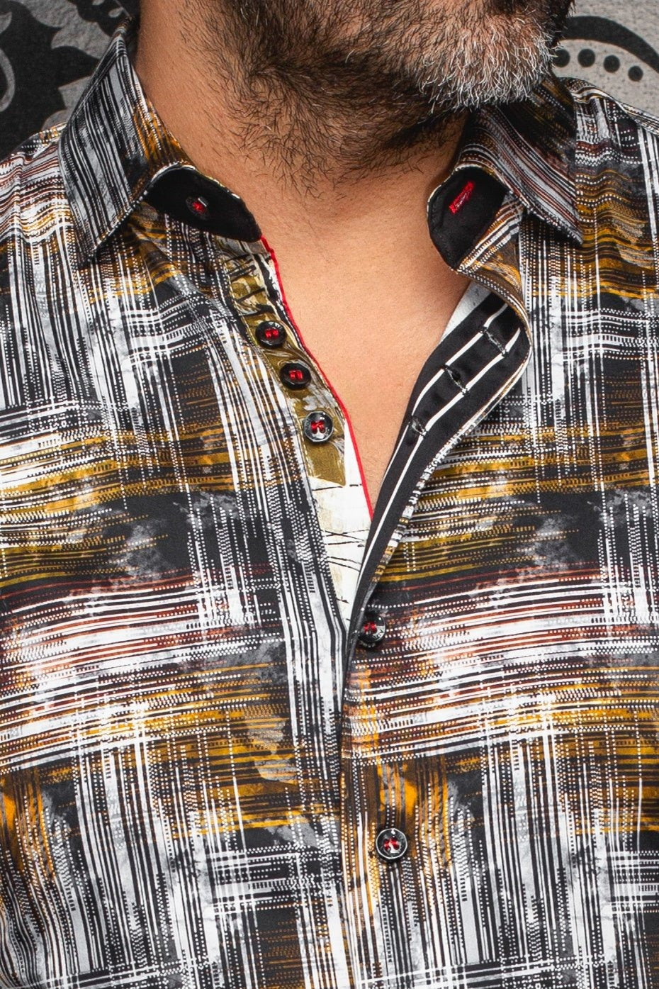 Au Noir Stretch Shirt | Grimlock Black