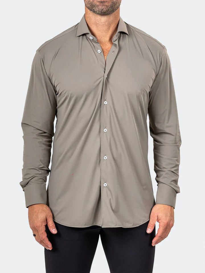 Maceoo Stretch Shirt | Eins Marthyr3015 Green