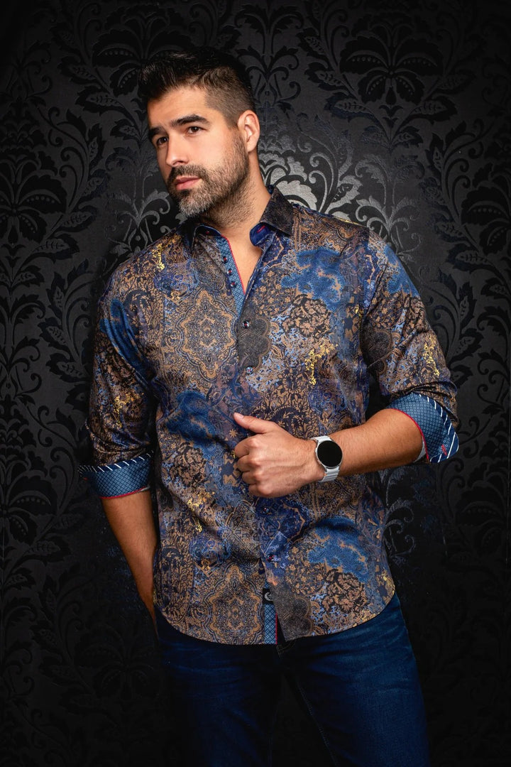 Au Noir Stretch Shirt | Indore Tobacco