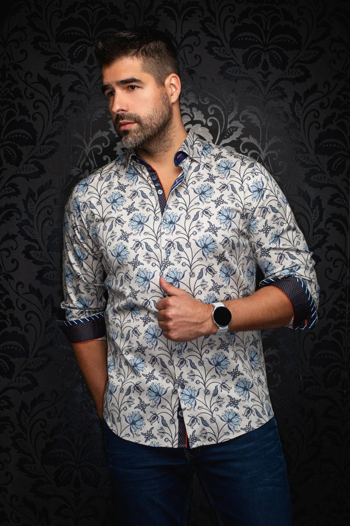 Au Noir Stretch Shirt | Harrington Stone