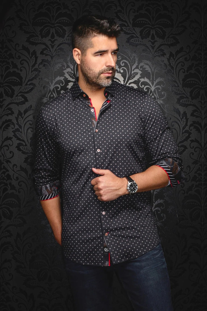 Au Noir Stretch Shirt | Starscream Black Gold