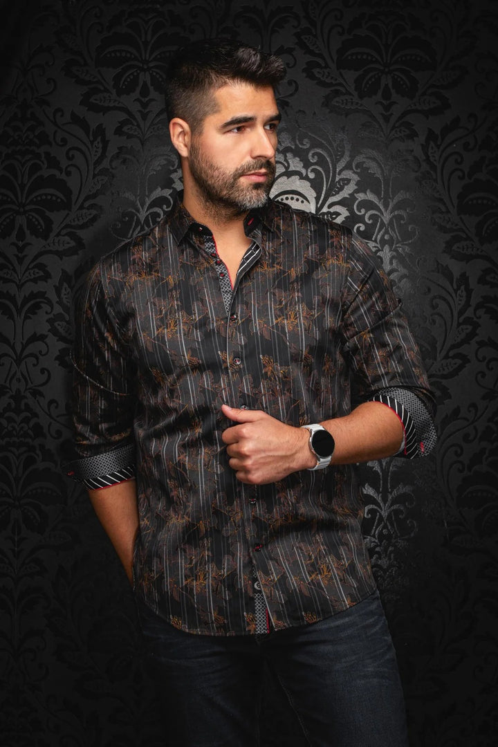 Au Noir Stretch Shirt | Swerve Black