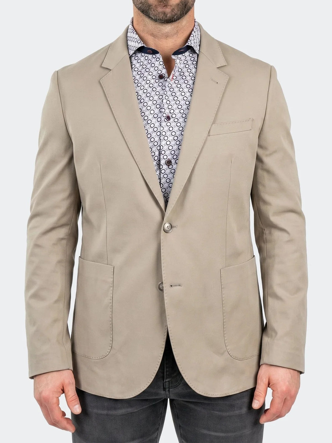 Maceoo Blazer | Descartes Blazer Unconstructed Unknown 0011 Beige