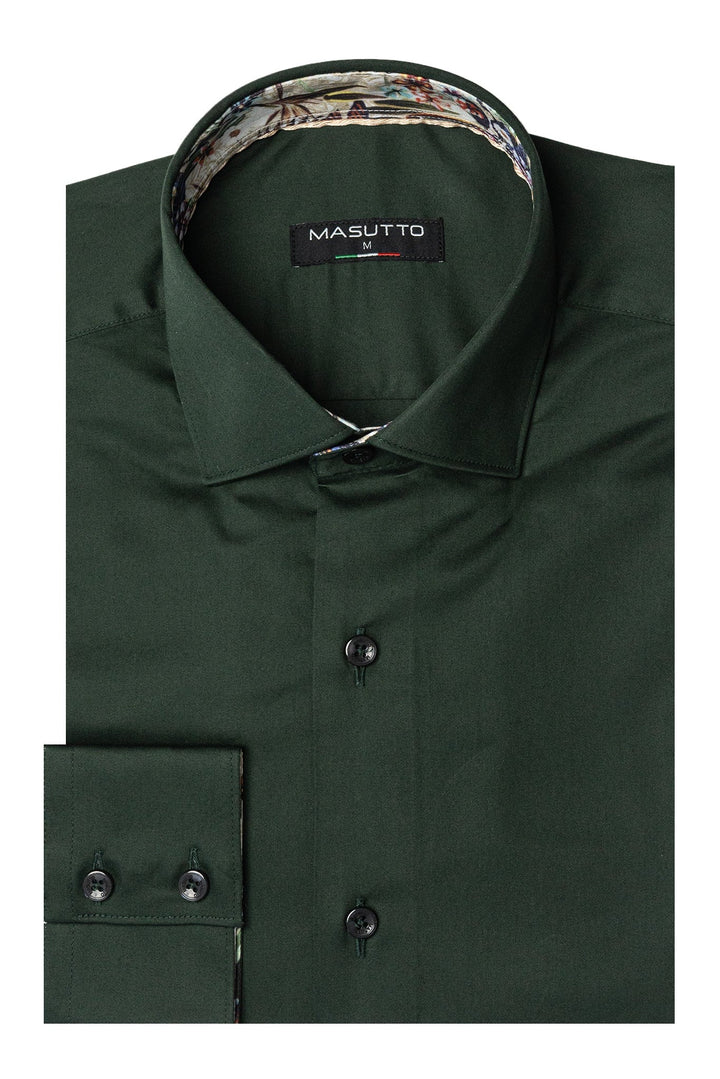 Masutto Shirt | ARIA-08 SLEEVE BUTTON DOWN SHIRT