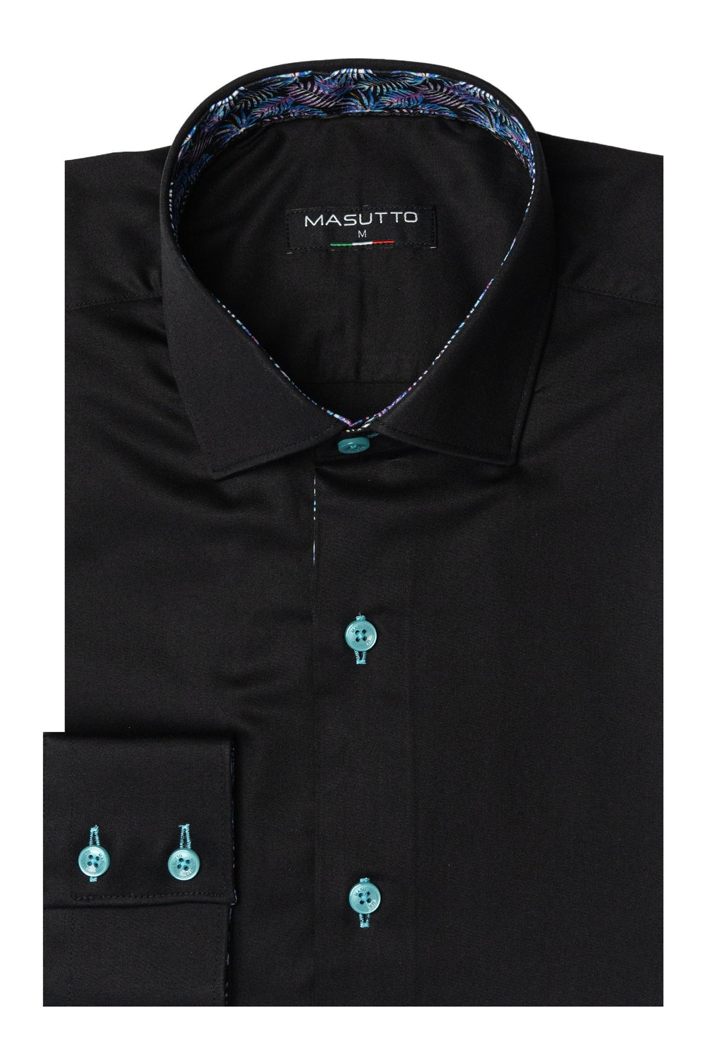 Masutto Shirt | ARIA-18 SLEEVE BUTTON DOWN SHIRT - Men Fashion