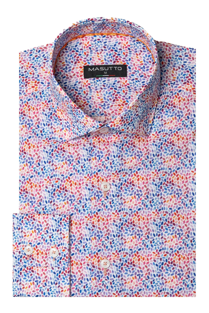 Masutto Shirt | BITTO-05 SLEEVE BUTTON DOWN SHIRT