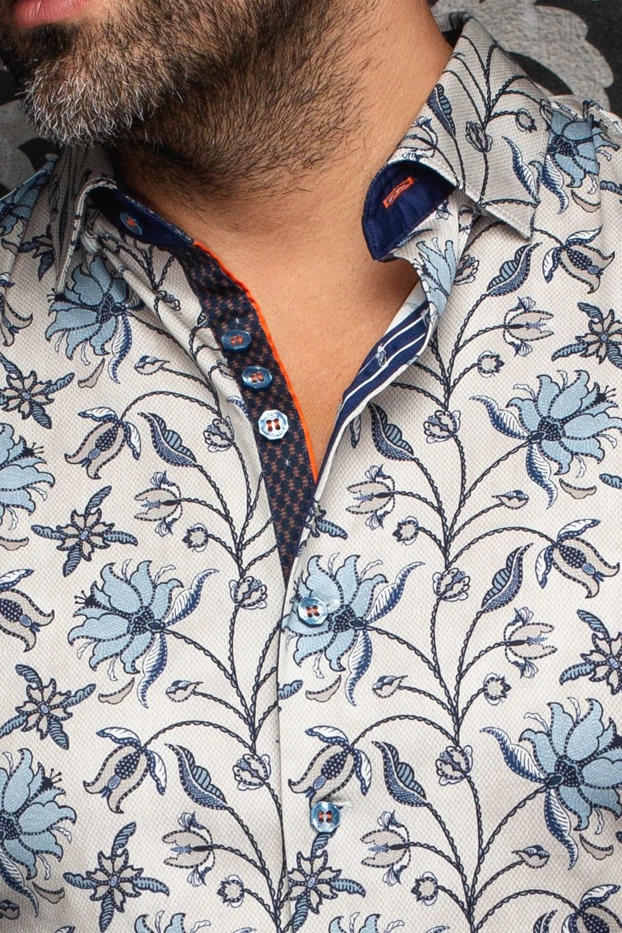 Au Noir Stretch Shirt | Harrington Stone