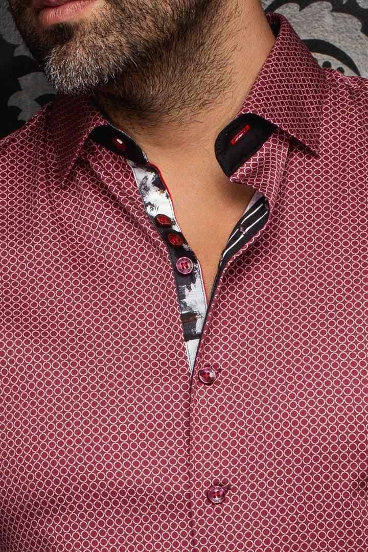 Au Noir Stretch Shirt | Sundance Burgundy