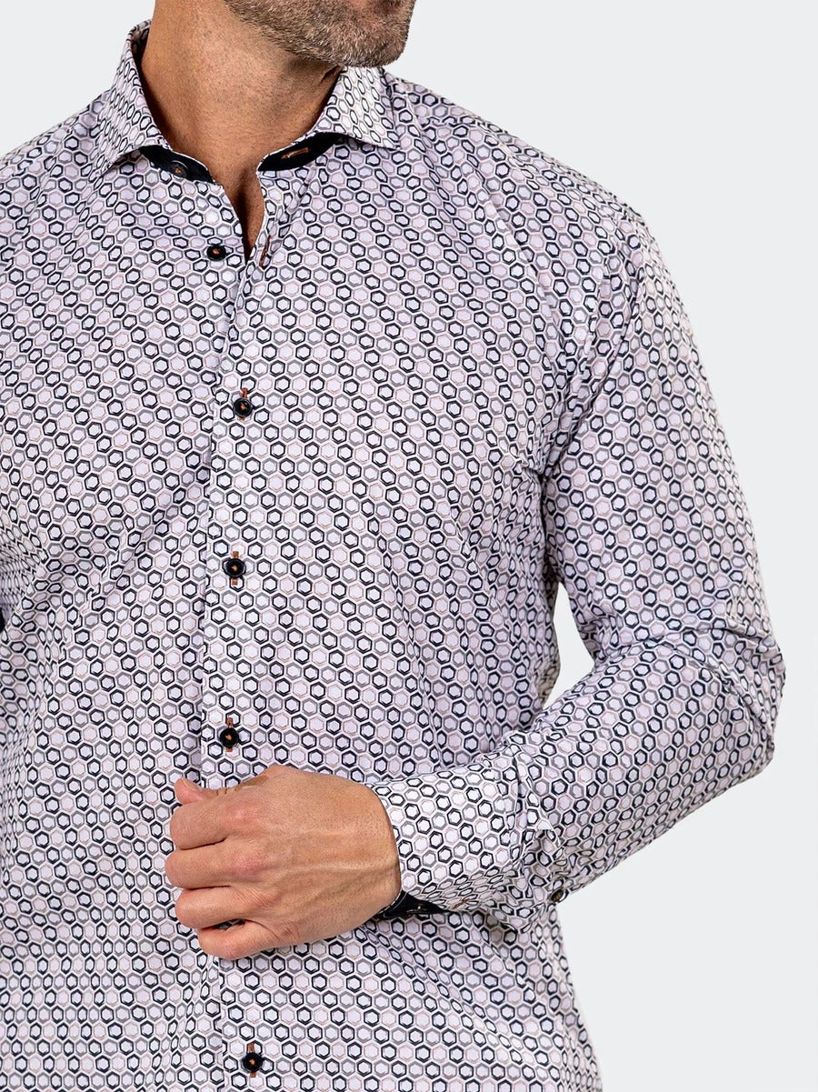 Maceoo Stretch Shirt | Eins Marthyr0240 White