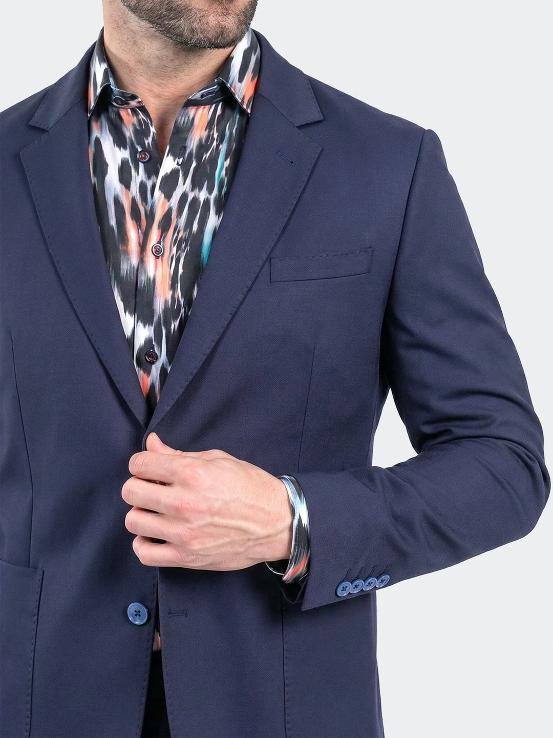 Maceoo Blazer | Descartes Blazer Unconstructed Unknown 0005 Blue
