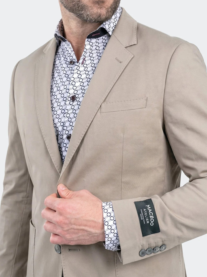Maceoo Blazer | Descartes Blazer Unconstructed Unknown 0011 Beige
