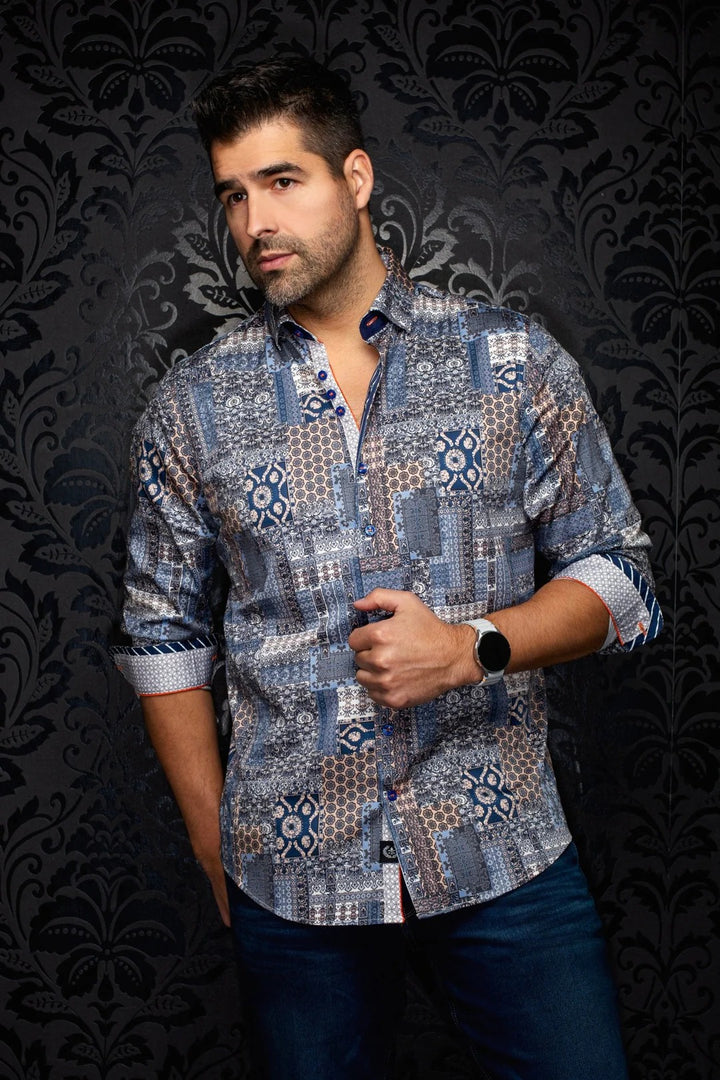 Au Noir Stretch Shirt | Lisbon Cream