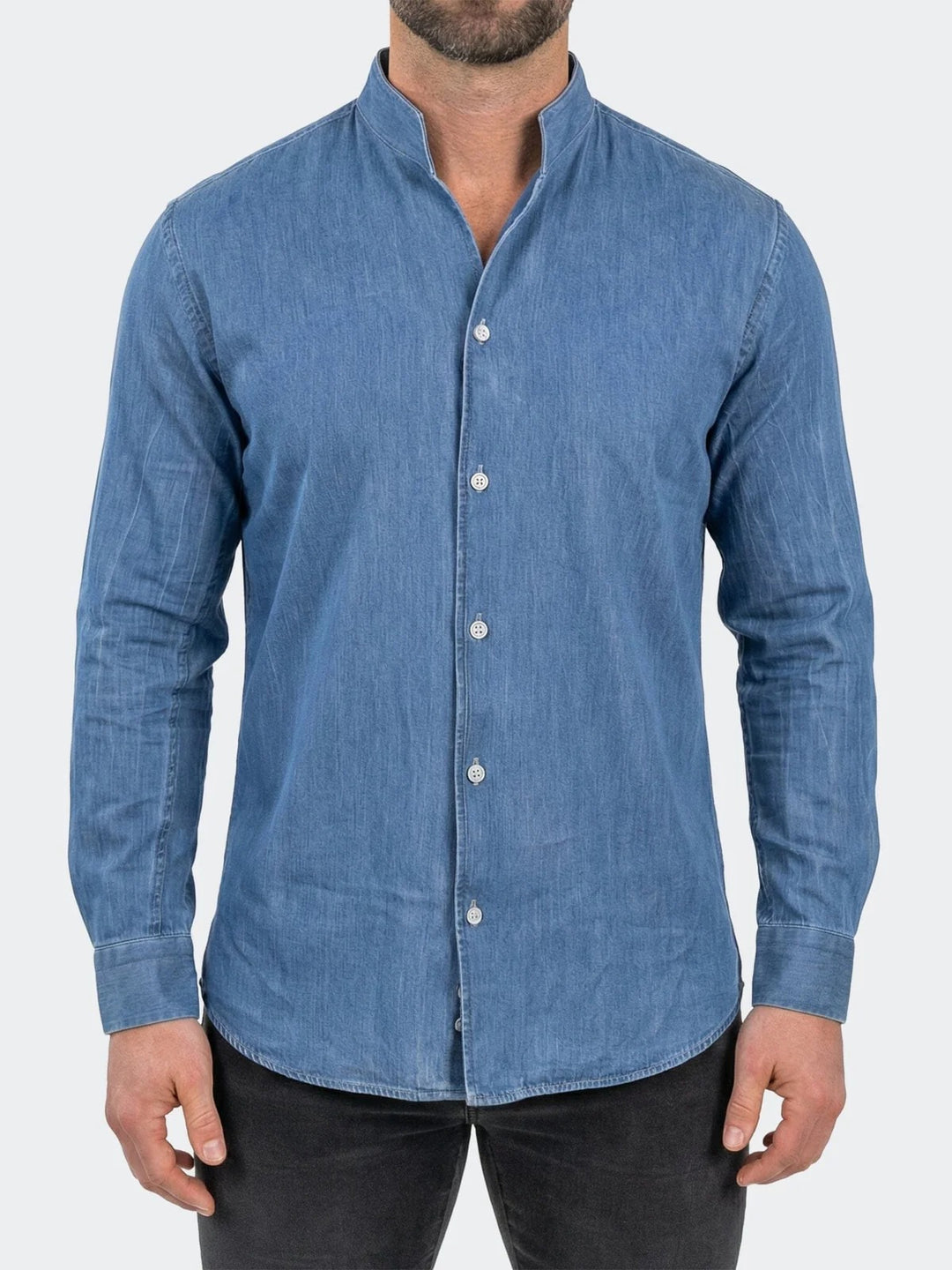 Maceoo Shirt | Ceremony Prince Dress Shirt LS Woven Unknown0113 Blue