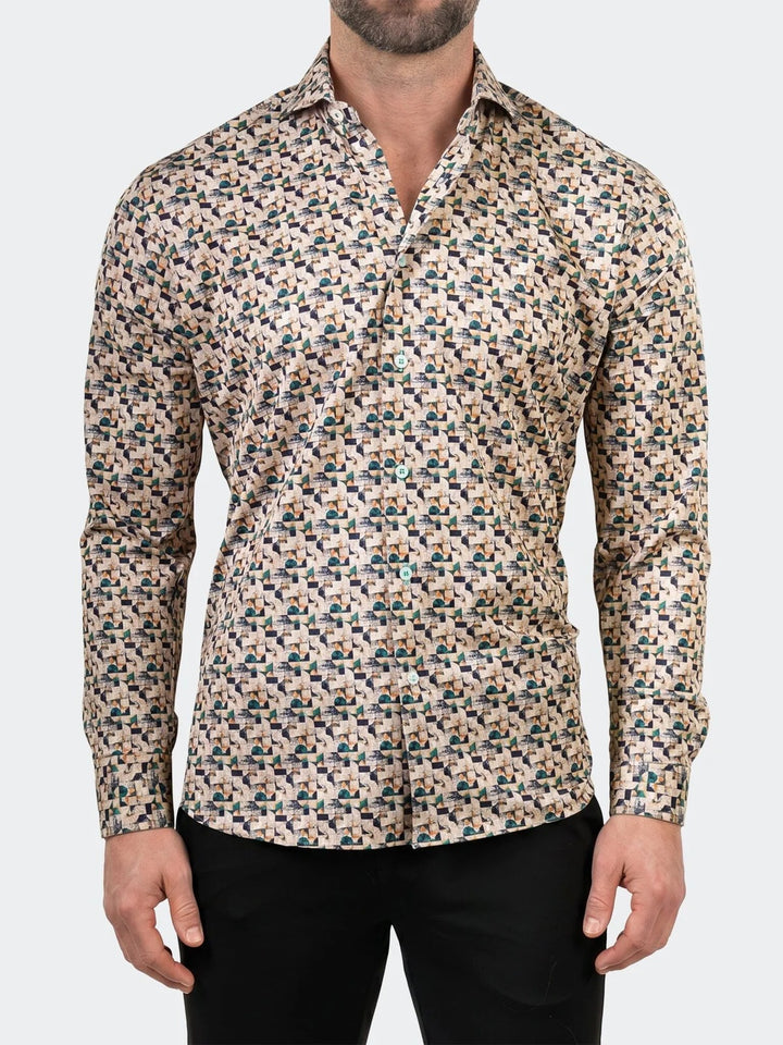 Maceoo Stretch Shirt | Einstein Dress Shirt LS Stretch Unknown3258 Multi