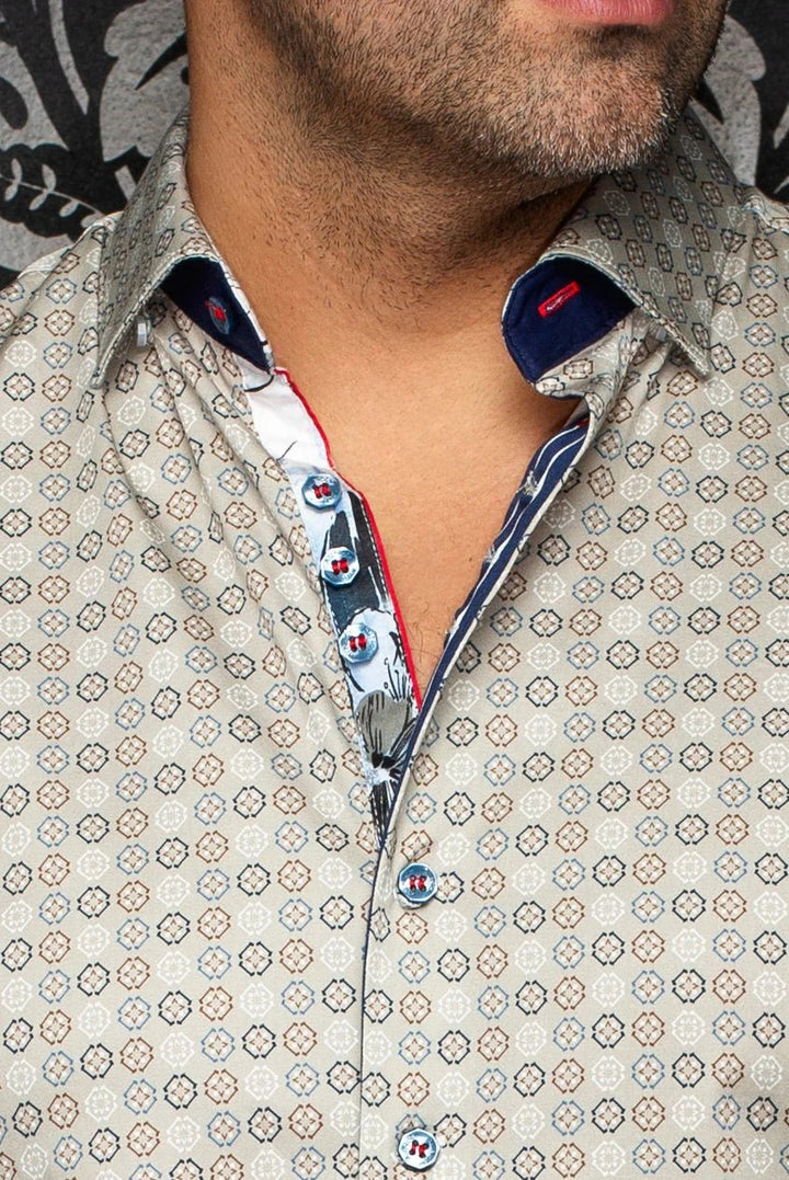 Au Noir Stretch Short Sleeve Shirt | Stoneridge Stone