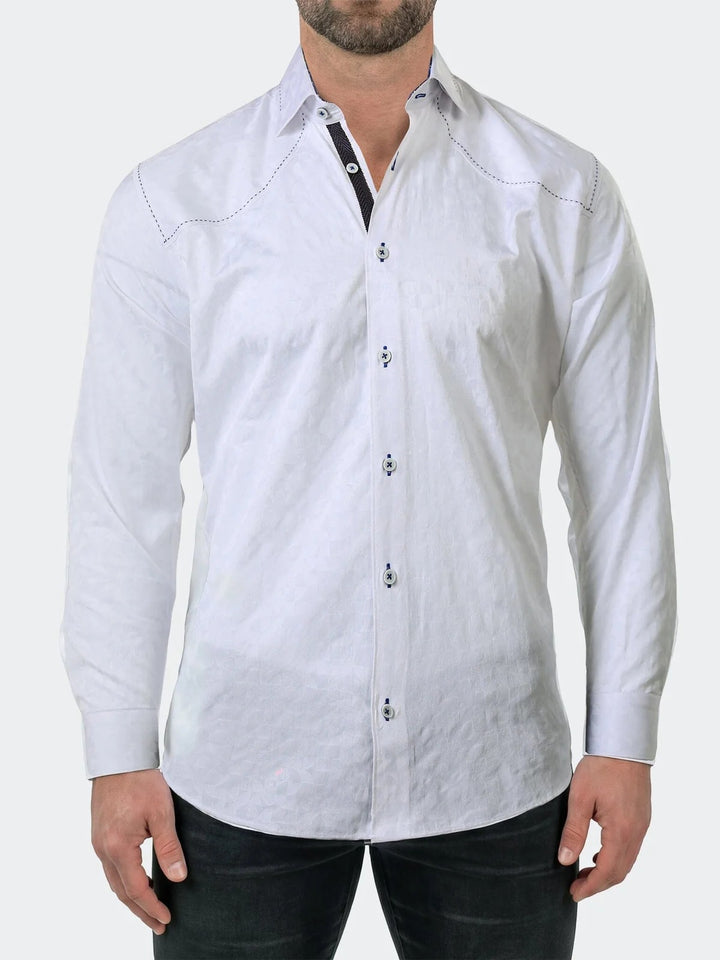 Maceoo Shirt | Punto Dress Shirt LS Woven Unknown0017 White