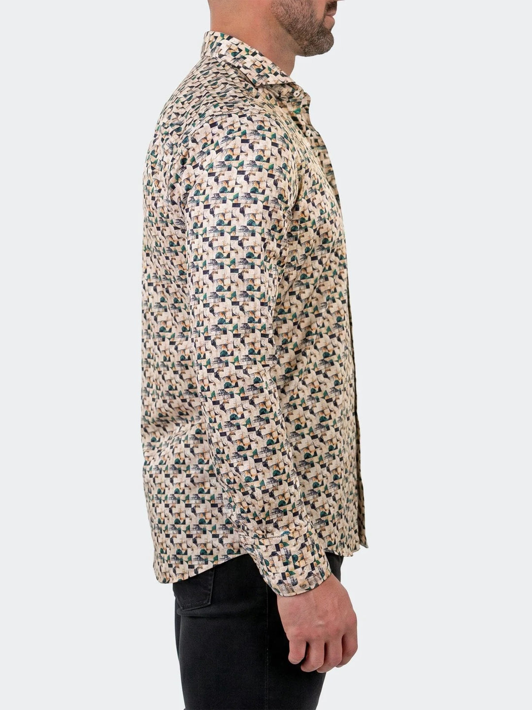 Maceoo Stretch Shirt | Einstein Dress Shirt LS Stretch Unknown3258 Multi