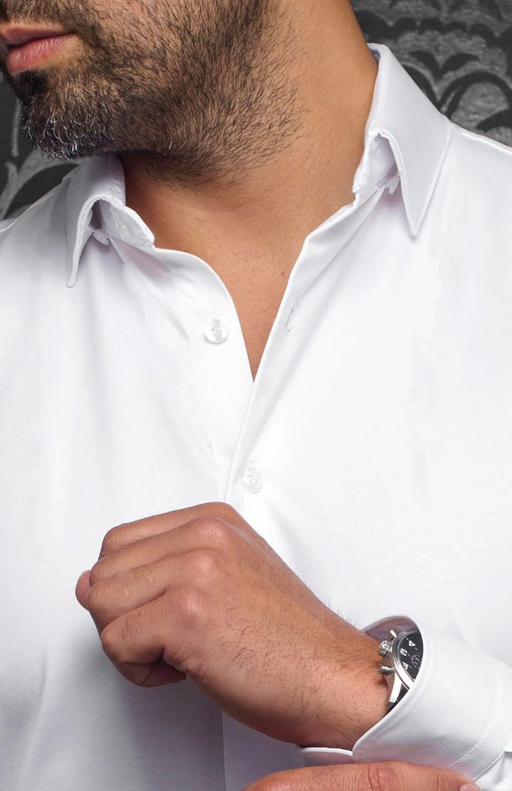 Au Noir Stretch Shirt | Alexander-SLD White White