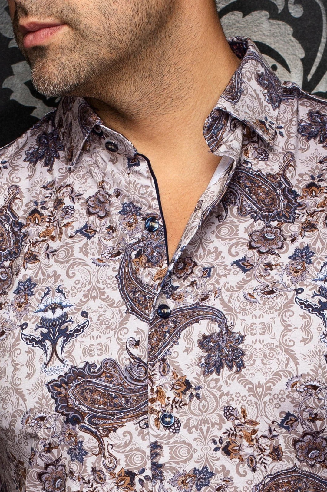 Au Noir Stretch Shirt | Sienna Stone