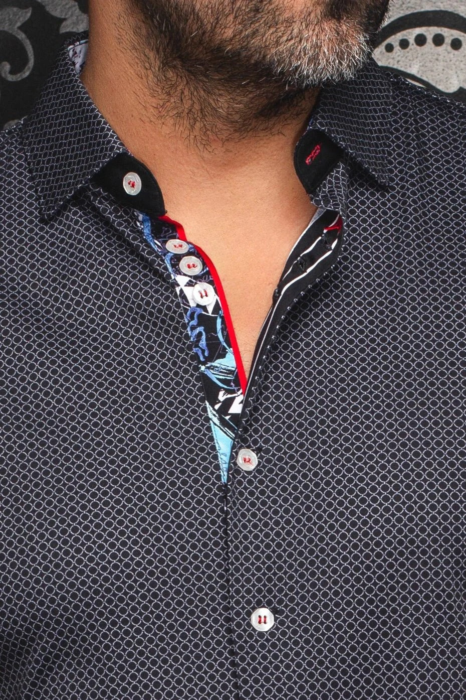 Au Noir Stretch Shirt | Sundance Black Grey